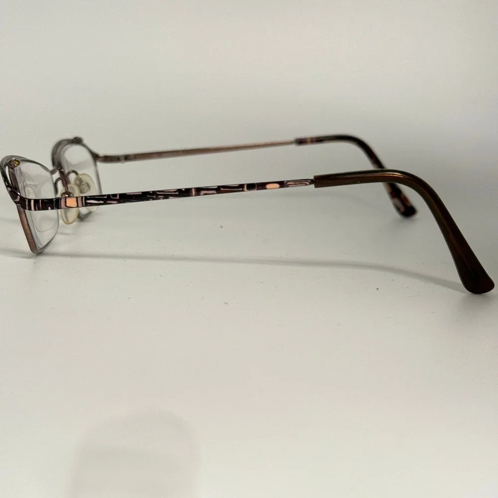 Christian‎ Dior CD3176 208 Eyeglasses Frames Brown Geometric Italy 52-17-135